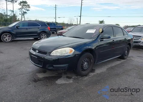 2012 Chevrolet Impala Police z USA, uszkodzony, nr VIN 2G1WD5E34C1160818